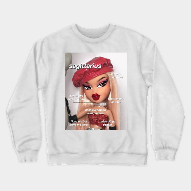 Sagittarius bratz Crewneck Sweatshirt by ematzzz